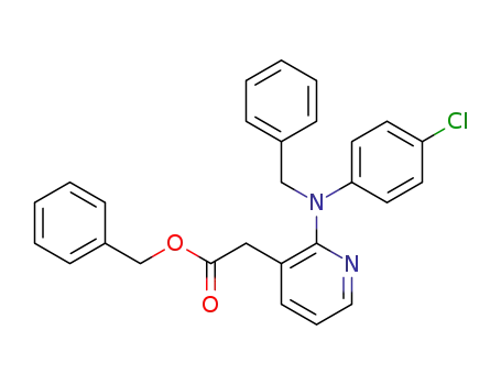 (phenylmethyl) 2-[(4-chlorophenyl)(phenylmethyl)amino]-3-pyridineacetate