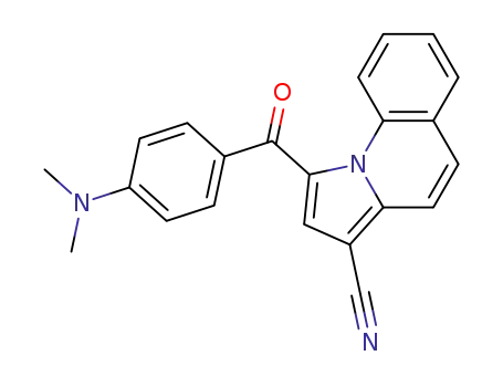 3-Cyano-1-(4-dimethylamino-benzoyl)-pyrrolo[1,2-a]quinoline