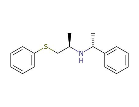 (1R)-1-methyl-N-[(R)-1-phenylethyl]-2-phenylsulfanylethylamine