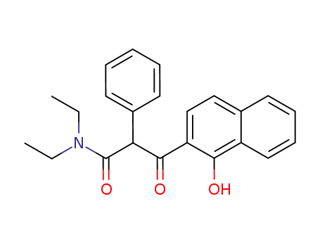 N,N-Diethyl-3-(1-hydroxy-naphthalen-2-yl)-3-oxo-2-phenyl-propionamide
