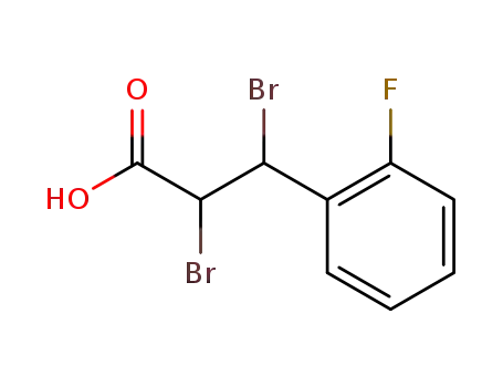 2,3-Dibromo-3-(2-fluorophenyl)propionic acid