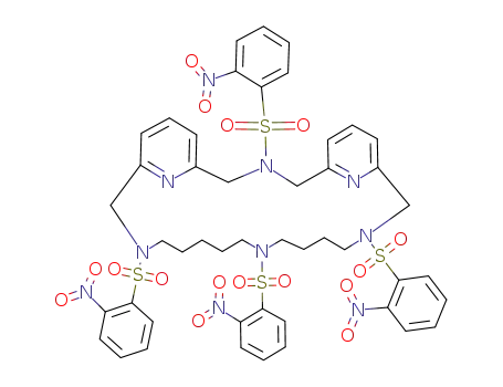 3,8,14,22-tetrakis(2-nitrobenzenesulfonyl)-3,8,14,22,28,29-hexaazatricyclo[20.3.1<sup>1,24</sup>.1<sup>16,20</sup>]nonacosa-1<sup>(28)</sup>,16<sup>(29)</sup>,17,19,24,26-hexaene