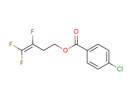 Molecular Structure of 109993-26-2 ((3,4,4-trifluoro-3-butenyl) 4-chlorobenzoate)