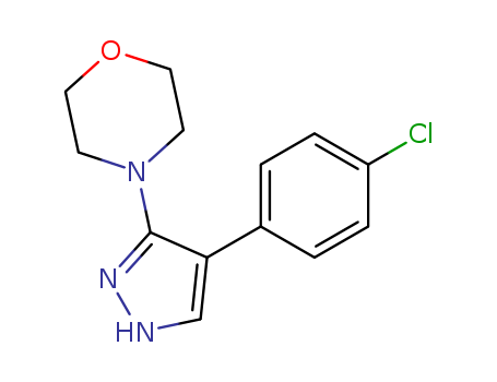 Morpholine, 4-[4-(4-chlorophenyl)-1H-pyrazol-3-yl]-
