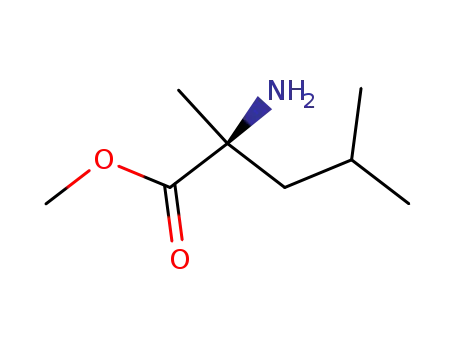 Molecular Structure of 90104-02-2 (L-alpha-Methylleucine methyl ester)