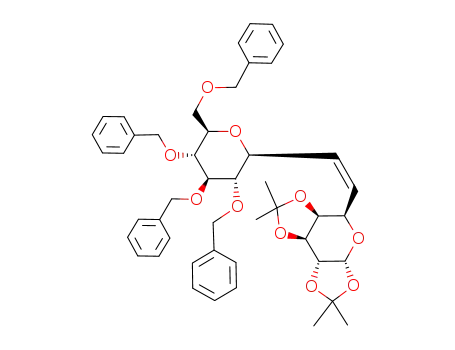 (3aR,5R,5aS,8aS,8bR)-2,2,7,7-Tetramethyl-5-[(Z)-2-((2S,3S,4R,5R,6R)-3,4,5-tris-benzyloxy-6-benzyloxymethyl-tetrahydro-pyran-2-yl)-vinyl]-tetrahydro-bis[1,3]dioxolo[4,5-b;4',5'-d]pyran