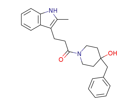 1-[β-(2-methyl-3-indolyl)propionyl]-4-benzyl-4-hydroxypiperidine