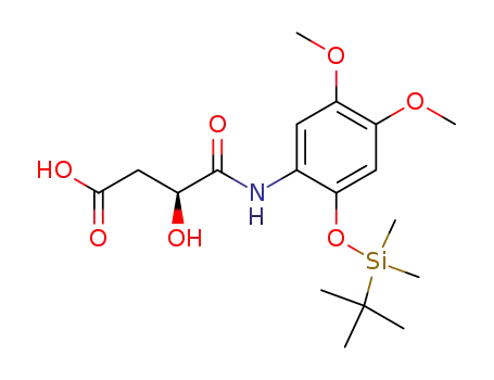 (S)-N-[2-(tert-Butyl-dimethyl-silanyloxy)-4,5-dimethoxy-phenyl]-3-hydroxy-succinamic acid