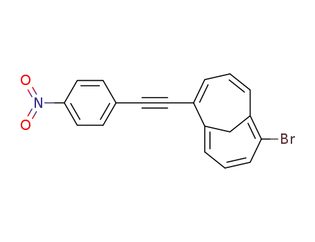 7-Bromo-2-(4-nitro-phenylethynyl)-bicyclo[4.4.1]undeca-1<sup>(10)</sup>,2,4,6,8-pentaene