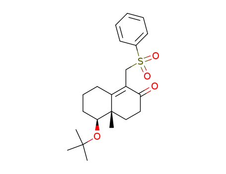 1β-tert.-butoxy-8aβ-methyl-5-(phenylsulfonylmethyl)-1,2,3,4,6,7,8,8a-octahydronaphthalene-6-one