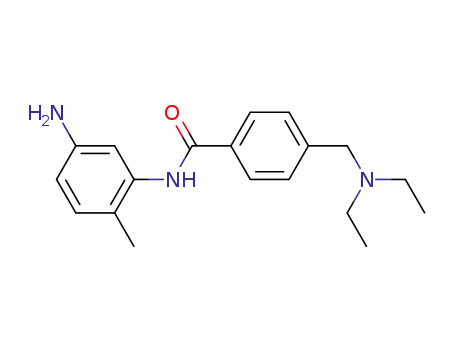 Molecular Structure of 250681-65-3 (N-(5-amino-2-methylphenyl)-4-diethylaminomethylbenzamide)