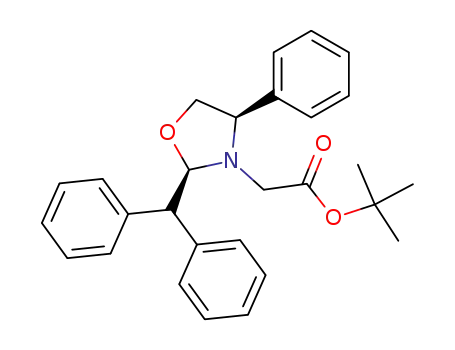 ((2R,4R)-2-Benzhydryl-4-phenyl-oxazolidin-3-yl)-acetic acid tert-butyl ester