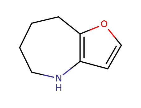 Molecular Structure of 219989-24-9 (5,6,7,8-TETRAHYDRO-4H-FURO[3,2-B]AZEPINE)