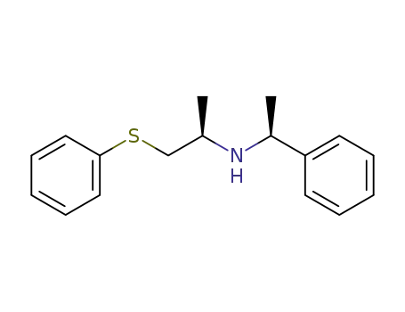 (1R)-1-methyl-N-[(S)-1-phenylethyl]-2-phenylsulfanylethylamine