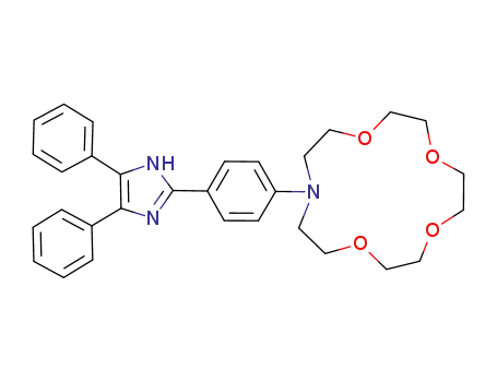 7-(4-(4,5-diphenyl-1H-imidazol-2-yl)phenyl)-1,4,10,13-tetraoxa-7-azacyclopentadecane