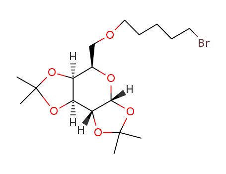 6-O-(5-bromopentyl)-1,2:3,4-di-O-isopropylidene-α-D-galactopyranose