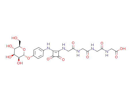 p-[N-(4-tetraglycyl-2,3-dioxocyclobut-1-enyl)amino]phenyl α-D-mannopyranoside