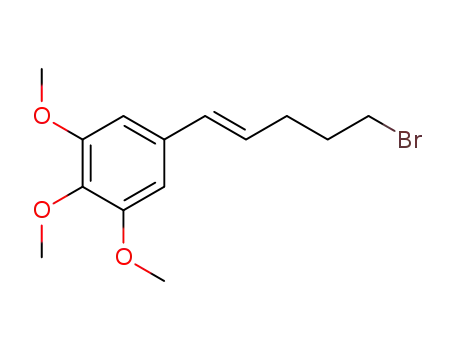 Molecular Structure of 191089-65-3 (Benzene, 5-(5-bromo-1-pentenyl)-1,2,3-trimethoxy-, (E)-)