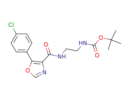 t-butyl [2-[5-(4-chlorophenyl)-4-oxazolecarboxamido]ethyl]carbamate