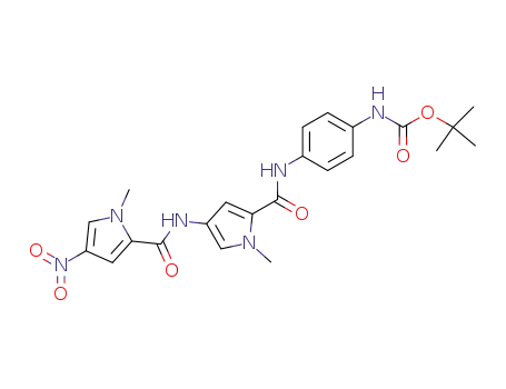 [4-({1-Methyl-4-[(1-methyl-4-nitro-1H-pyrrole-2-carbonyl)-amino]-1H-pyrrole-2-carbonyl}-amino)-phenyl]-carbamic acid tert-butyl ester