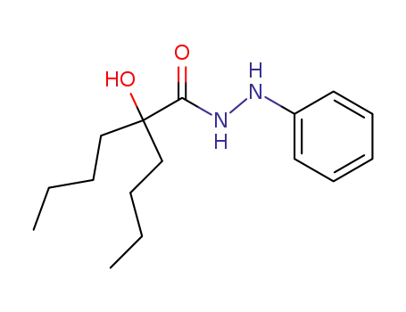 Molecular Structure of 3178-55-0 (Hexanoic acid, 2-butyl-2-hydroxy-, 2-phenylhydrazide)