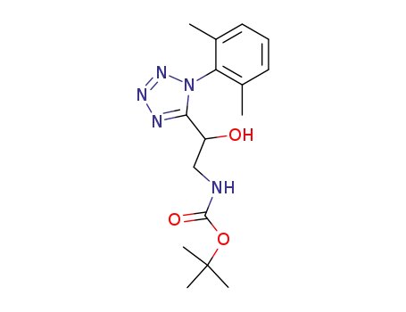Carbamic acid,
[2-[1-(2,6-dimethylphenyl)-1H-tetrazol-5-yl]-2-hydroxyethyl]-,
1,1-dimethylethyl ester