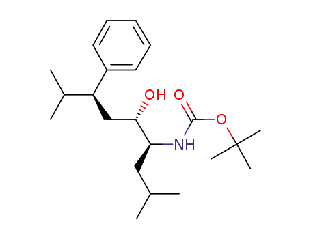 t-butyl [(1S,2S,4S)-2-hydroxy-1-isobutyl-5-methyl-4-phenylhexyl]carbamate