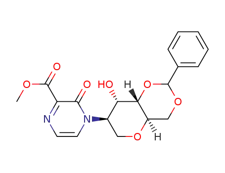 Methyl 4-[(4aR,7R,8S,8aS)-8-hydroxy-2-phenylhexahydropyrano[3,2-d][1,3]dioxan-7-yl]-3-oxo-3,4-dihydro-2-pyrazinecarboxylate