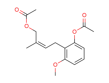 (Z)-1-acetoxy-4-(2-acetoxy-6-methoxyphenyl)-2-methylbut-2-ene