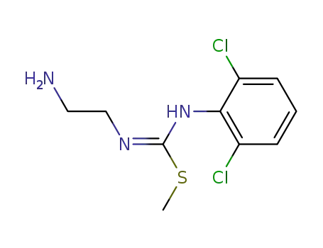 Methyl N-(2-aminoethyl)-N'-(2,6-dichlorophenyl)carbamimidothioate