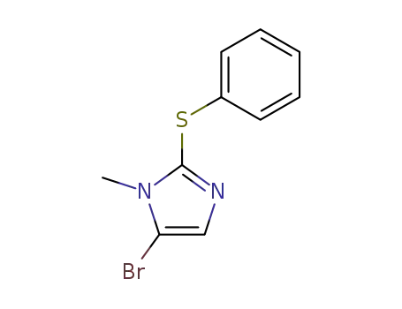 5-bromo-1-methyl-2-phenylthio-1H-imidazole