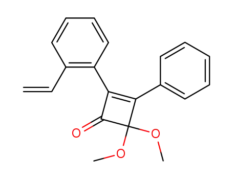 4,4-Dimethoxy-3-phenyl-2-(2-vinyl-phenyl)-cyclobut-2-enone