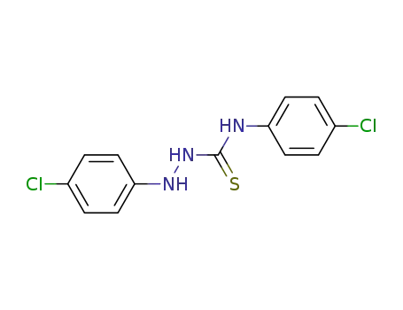 Molecular Structure of 119379-84-9 (1,4-bis-(4-chloro-phenyl)-thiosemicarbazide)