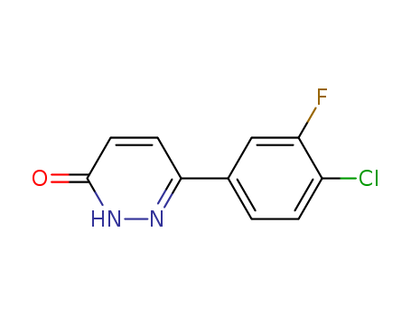 3(2H)-Pyridazinone, 6-(4-chloro-3-fluorophenyl)-