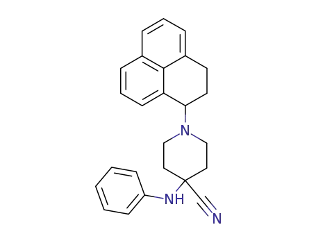 (RS)-1-(2,3-dihydro-1H-phenalen-1-yl)-4-phenylamino-piperidine-4-carbonitrile