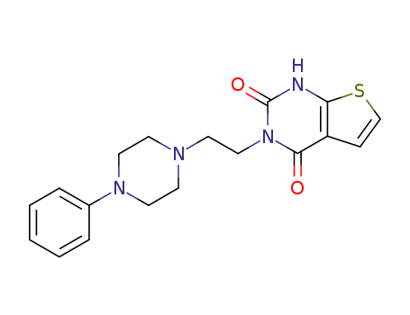 3-[2-(4-phenylpiperazin-1-yl)ethyl]thieno[2,3-d]pyrimidine-2,4-dione