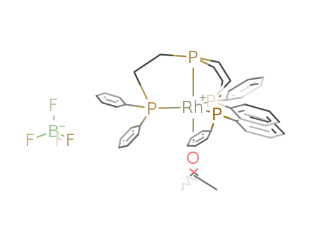 Rh(acetone)(tris(2-(diphenylphosphino)ethyl)phosphine) tetrafluoroborate