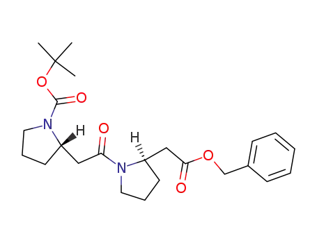 Molecular Structure of 253790-47-5 (Boc-(S)-β<sup>3</sup>-HPro-(R)-β<sup>3</sup>-HPro-OBn)