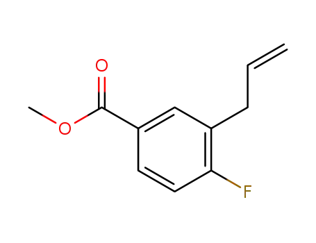 Molecular Structure of 272130-66-2 (methyl 3-allyl-4-fluorobenzoate)