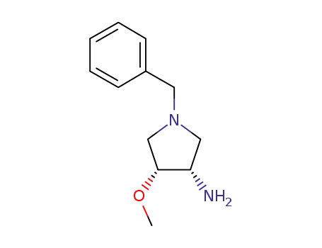 Molecular Structure of 128757-97-1 (3-Pyrrolidinamine,4-methoxy-1-methyl-,cis-(9CI))