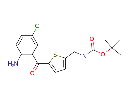 2-(2-tert-butoxycarbonylaminomethylthiophen-5-yl)carbonyl-4-chloroaniline