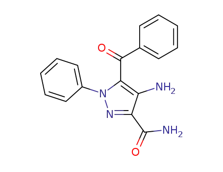 4-Amino-5-benzoyl-1-phenyl-1H-pyrazole-3-carboxamide