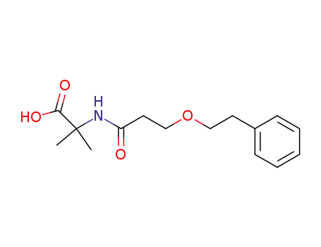2-Methyl-2-(3-phenethyloxy-propionylamino)-propionic acid
