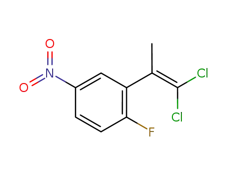 2-(2,2-dichloro-1-methylvinyl)-1-fluoro-4-nitrobenzene