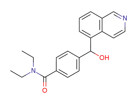 N,N-diethyl-4-[hydroxy(5-isoquinolinyl)methyl]benzamide