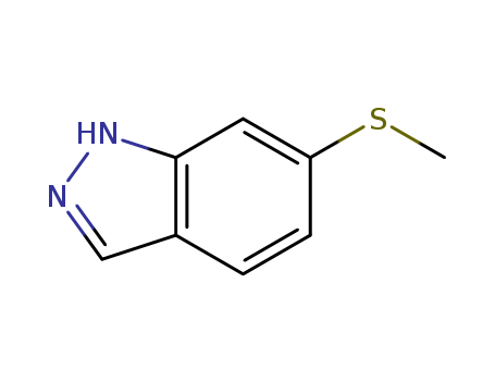 1H-Indazole, 6-(methylthio)-