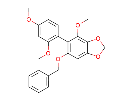 6-benzyloxy-5-(2,4-dimethoxy-phenyl)-4-methoxy-benzo[1,3]dioxole
