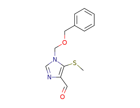 1-<(benzyloxy)methyl>-5-thiomethylimidazole-4-carboxaldehyde