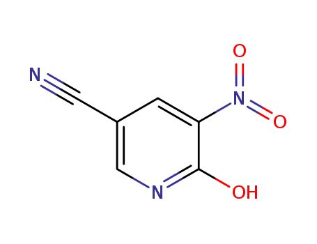 Molecular Structure of 320405-84-3 (6-Hydroxy-5-nitronicotinonitrile)