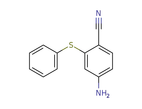 4-Cyano-3-phenylthiobenzenamine